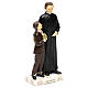 Don Bosco und Domenico Savio 20cm aus Harz s4