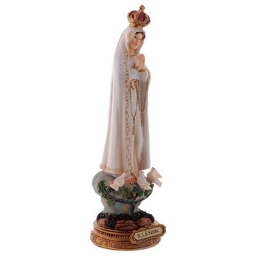 Our Lady of Fatima statue in resin 24 cm 4