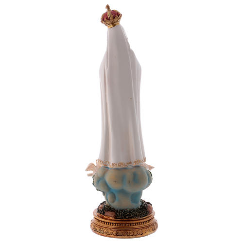 Our Lady of Fatima statue in resin 24 cm 5