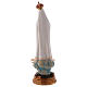 Virgen Fátima 24 cm estatua resina s5