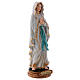 Virgen de Lourdes 22 cm estatua de resina s4