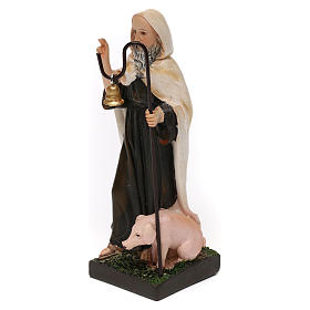St. Anthony the Abbot statue in resin 12 cm