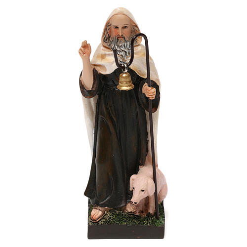 St. Anthony the Abbot statue in resin 12 cm 1