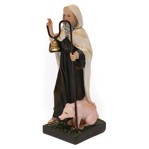St. Anthony the Abbot statue in resin 12 cm 2