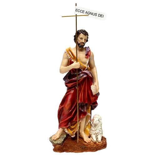 Święty Jan Baptysta Chrzciciel 37 cm żywica malowana 1