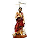 Saint John the Baptist 37 cm in painted resin s1