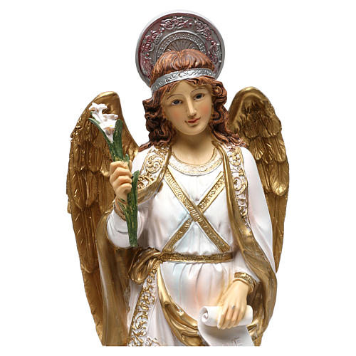 Archangel Gabriel statue in painted resin 40 cm 2