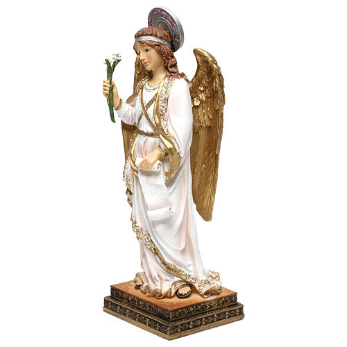 Archange Gabriel 40 cm résine peinte 3