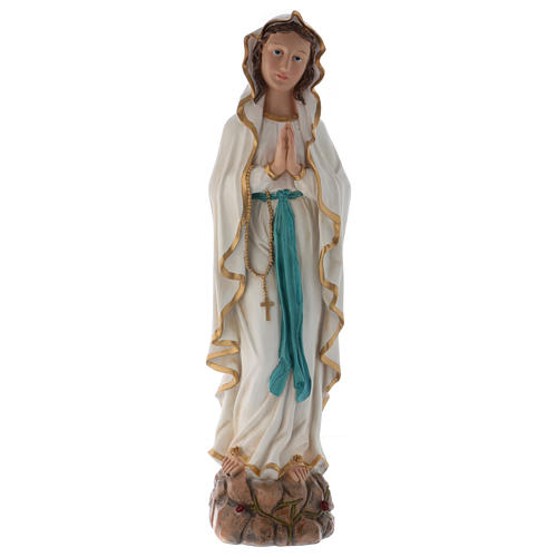 Our Lady of Lourdes statue in resin 75 cm 1
