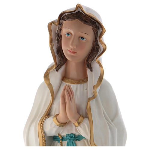 Our Lady of Lourdes statue in resin 75 cm 2