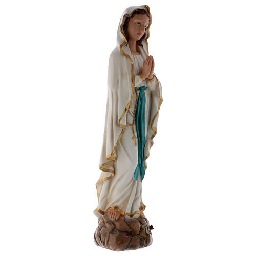 Our Lady of Lourdes statue in resin 75 cm 4
