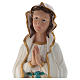 Notre-Dame de Lourdes 75 cm statue en résine s2
