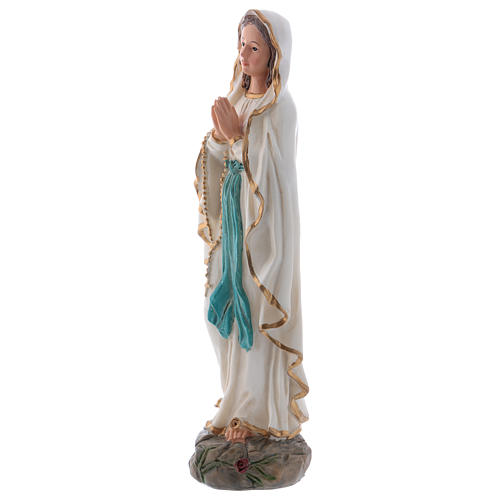 Our Lady of Lourdes statue in resin 20 cm 3
