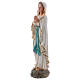 Virgen de Lourdes 20 cm estatua resina s3