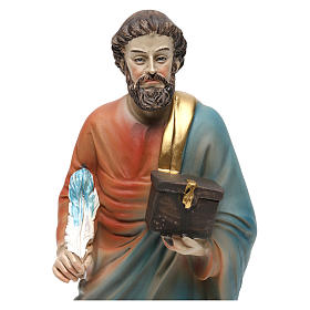 Statua resina San Matteo Evangelista 20 cm 