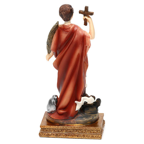 Santo Espedito 14 cm statua resina 4