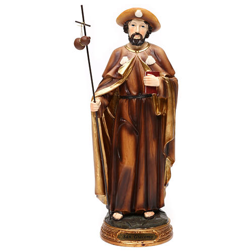 St. James the Apostle statue in resin 20 cm 1