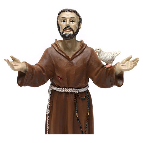 Figura z żywicy Święty Franciszek 20 cm 2