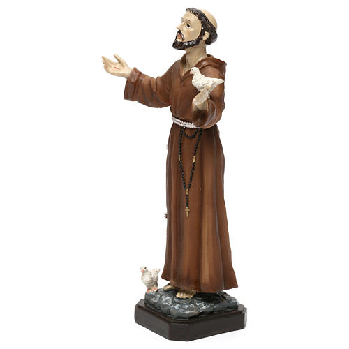 Figura z żywicy Święty Franciszek 20 cm 3
