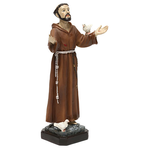 Figura z żywicy Święty Franciszek 20 cm 4