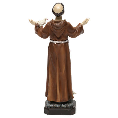 Figura z żywicy Święty Franciszek 20 cm 5