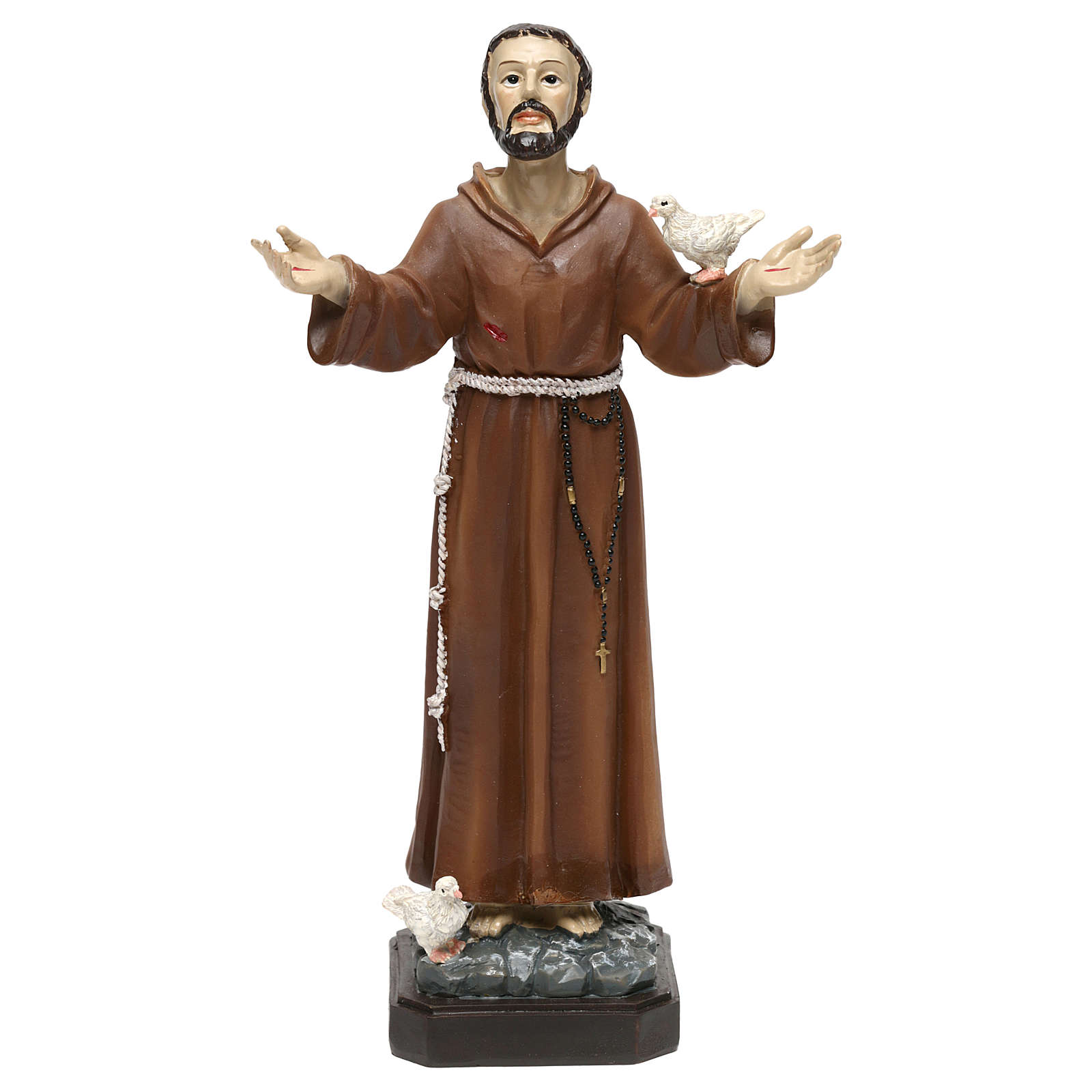 St. Francis Resin Statue, 20 cm online sales on