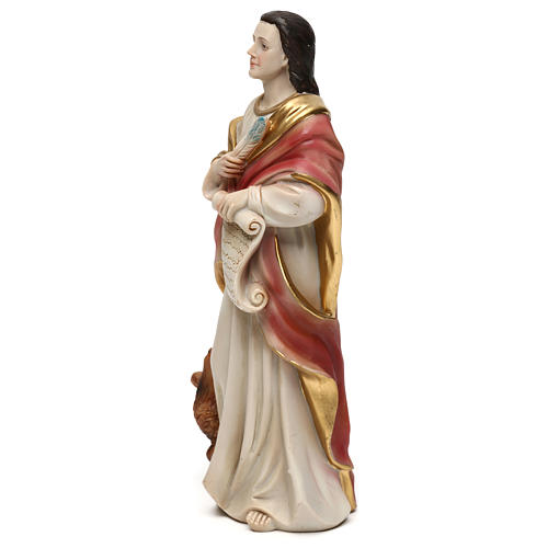 San Giovanni Evangelista 21 cm statua resina 3