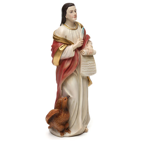 San Giovanni Evangelista 21 cm statua resina 4
