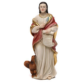 Saint John Evangelist Statue, 21 cm in resin