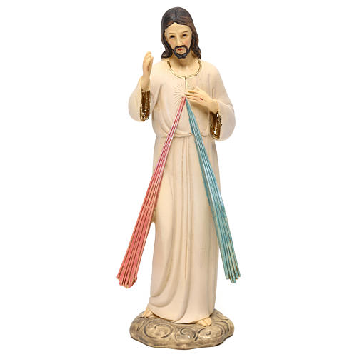 Gesù Misericordioso 21 cm statua resina 1