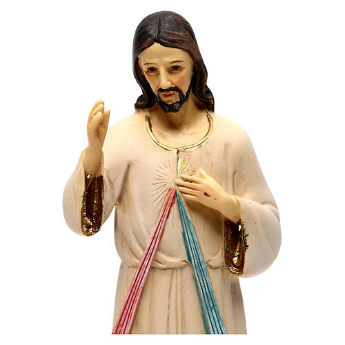 Gesù Misericordioso 21 cm statua resina 2