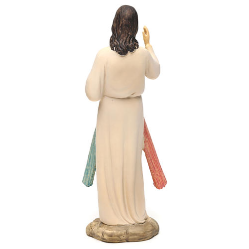 Gesù Misericordioso 21 cm statua resina 5