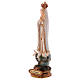 Statua resina Madonna di Fatima 16 cm s2