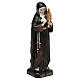 St. Clare statue in resin 20 cm s4