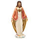 Sacred Heart of Jesus statue in painted resin 20 cm s1