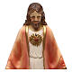 Sacred Heart of Jesus statue in painted resin 20 cm s2