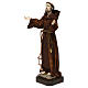 Heiliger Franz von Assisi 30cm Harz und Stoff s3