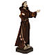 St. Francis statue in resin and fabric 30 cm s4