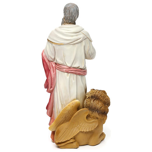 San Marco Evangelista 30 cm statua in resina 5