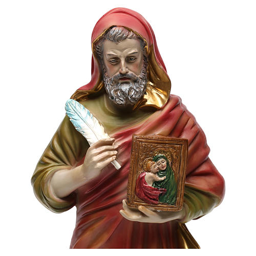 San Luca Evangelista 30 cm estatua de resina 2
