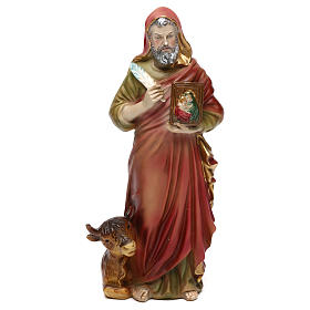 Statua in resina 20 cm San Luca Evangelista