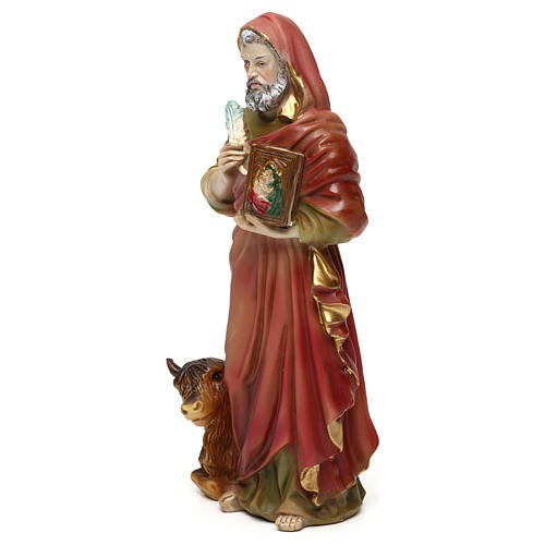 Figura z żywicy 20 cm Święty Łukasz Ewangelista 3