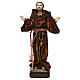St. Francis statue in resin and fabric 20 cm s1
