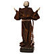 St Francis 20 cm resin and fabric statue s5