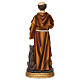 Saint Francis with wolf 40 cm resin statue s5