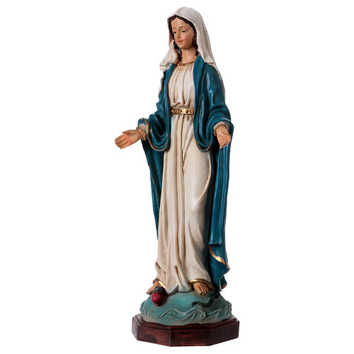 Vierge Immaculée 30 cm statue en résine 3