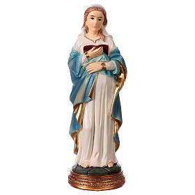 Estatua María embarazada 20 cm de resina