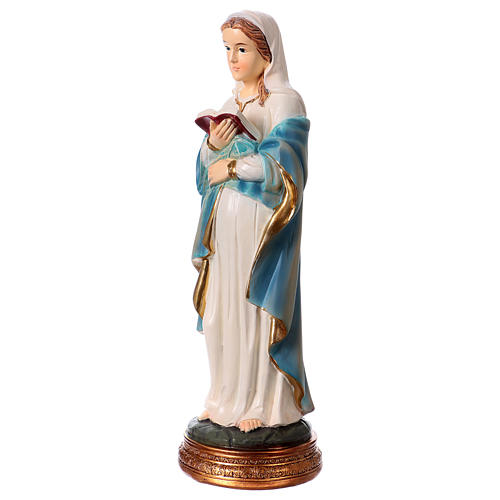 Estatua María embarazada 20 cm de resina 2