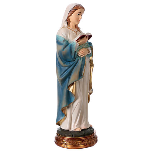 Statua Maria incinta 20 cm in resina 3