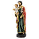 St. Joseph with Child statue in resin 20 cm s3